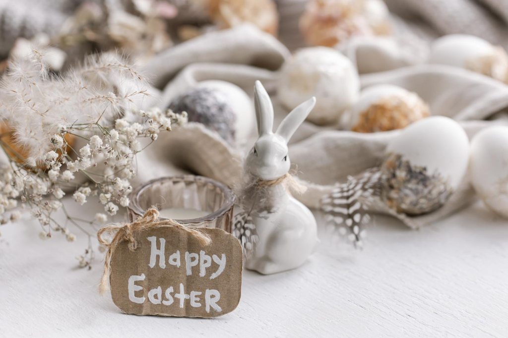 happy easter decorative image 